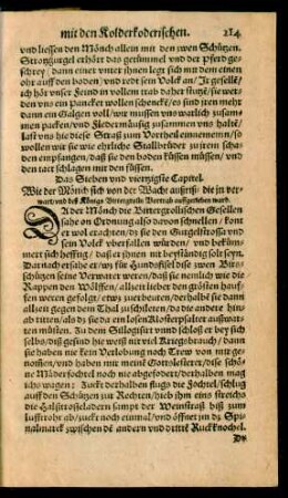 Das Sieben und viertzigste Capitel.