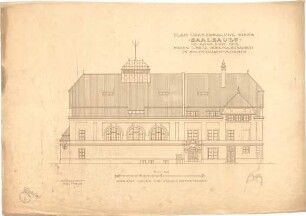 Pfann, Paul; München - Bogenhausen, Törring- / Ismaninger-Str.; Saal - Neubau Lorenz Betz - Ansicht