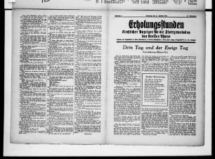 Erholungsstunden. 1933-1933