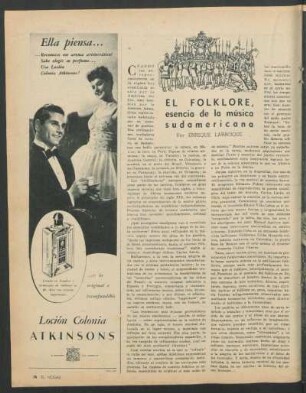 El folklore, esencia de la música sudamericana