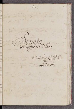 Sonate a-Moll (Wq 65/33, H 143)