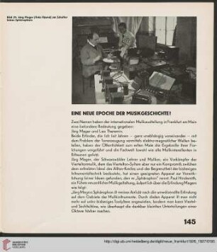 1: Eine neue Epoche der Musikgeschichte?
