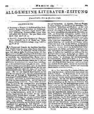 Koch, C. W.: Tableau des révolutions de l'Europe dans de moyen âge enrichi de tablettes chronologiques et généalogiques. T. 1-2. Straßburg: Treuttel; Paris: Onfroy 1790