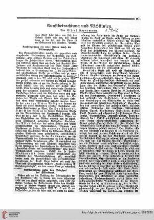 N.F. 6.1926 S. 201-202: Kunstbetrachtung und Richtlinien, [1]