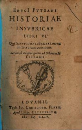 Historiae insubricae libri VI