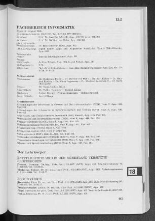 Fachbereich Informatik