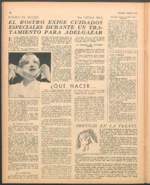 El rostro exige cuidados especiales durante un tratamiento para adelgazar : Código de belleza
