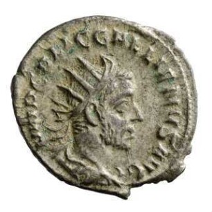 Münze, Antoninian, 253 n. Chr.