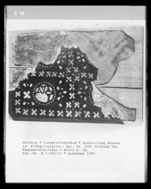 Einband des Ragyndrudis-Codex