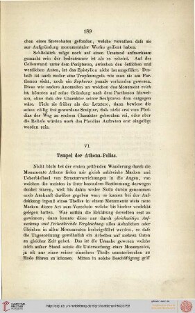 VI. Tempel der Athena-Polias