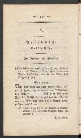 V. Asseburg. Gehölz Asse