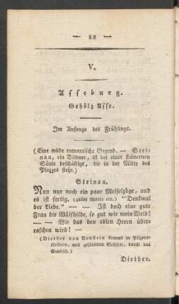 V. Asseburg. Gehölz Asse