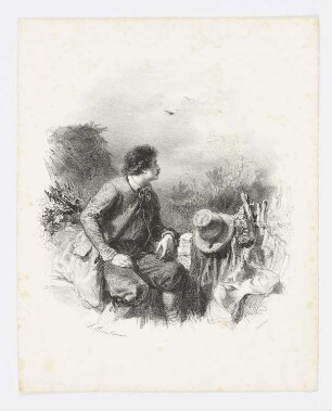 Rastender Wanderer