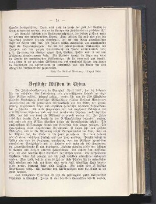 Ärztliche Mission in China