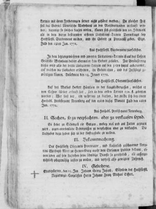 4tes Stück, (1. S. fehlt)