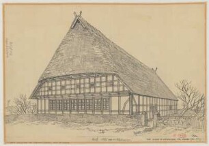 Unterlübbe (Kreis Minden): Hof Kleine genannt Jürgenshof. Haupthaus (Schaubild)