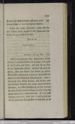 Luxenburg, den 28. Mai, 1795