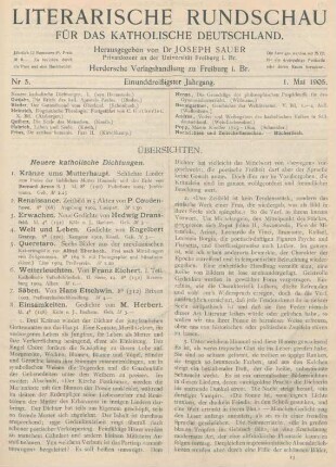 161-166 Neuere katholische Dichtungen