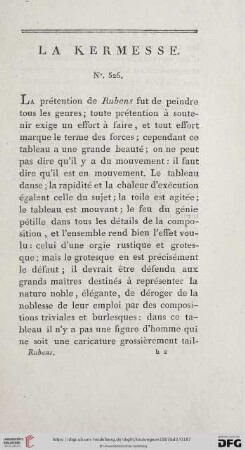 La Kermesse (No. 526)