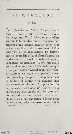 La Kermesse (No. 526)