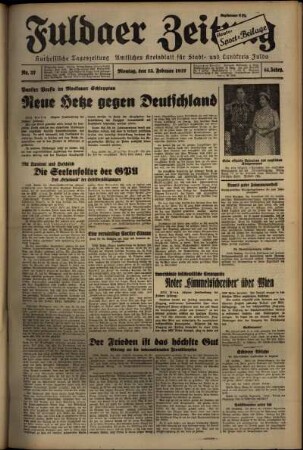 Ausgabe vom Montag, den 15. Februar 1937.