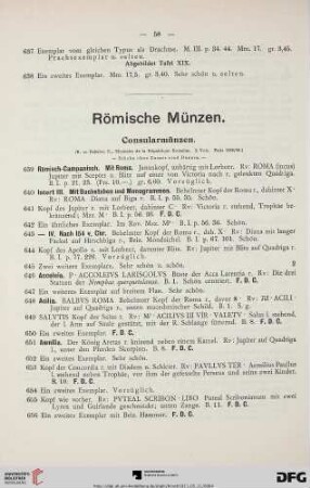 Consularmünzen (Nr. 639-849)