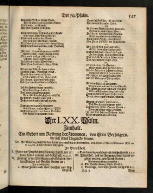 547-551, Der LXX. Psalm