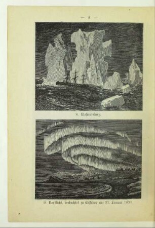 9. Nordlicht, beobachtet zu Bossekop am 31. Januar 1839
