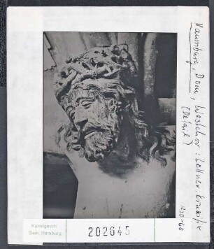 Naumburg, Dom: Westchor, Lettner, Kruzifix
