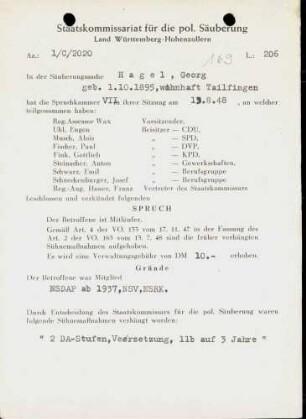 Hagel, Georg