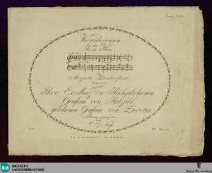 Veraenderungen für das Clavier : über das Thema [Marsch der Priester] aus Mozarts Zauberflöte