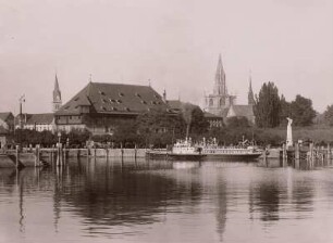 Konstanz : Konstanz. Stadtansicht von der Seeseite gesehen