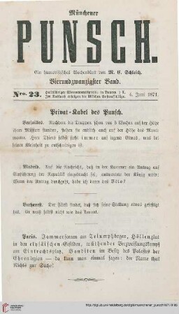 Nro. 23 (4. Juni 1871)