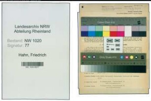 Entnazifizierung Friedrich Hahn , geb. 08.11.1907 (Kaufmaennischer Angestellter)