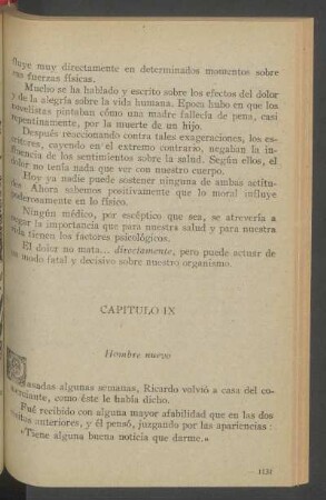 Capítulo IX - Hombre nuevo