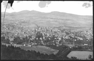 Löbau. Blick auf Löbau vom Löbauer Berg
