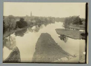 Blick über den Schloßpark vom Hohen Stein aus