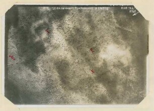 Foto von Stellungen nordwestlich von Chattancourt (Luftbild)