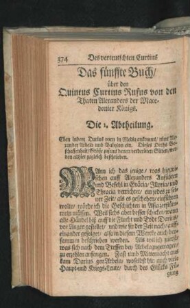 Das fünffte Buch ...