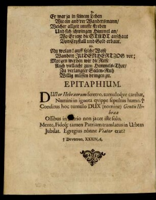 Epitaphium.