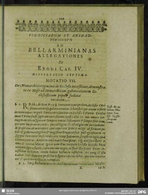 Dissertatio Septima