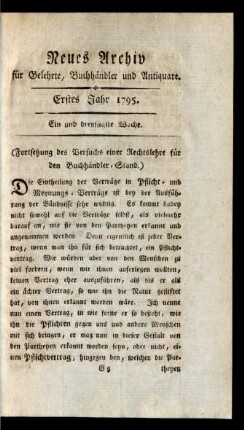 Ein und dreyssigste Woche