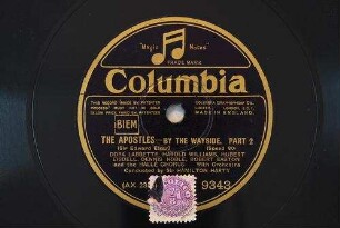 The Apostles : By the wayside; Part 2 / (Sir Edward Elgar)