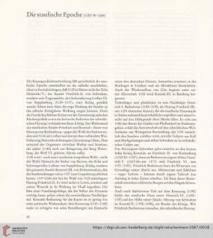 Die staufische Epoche