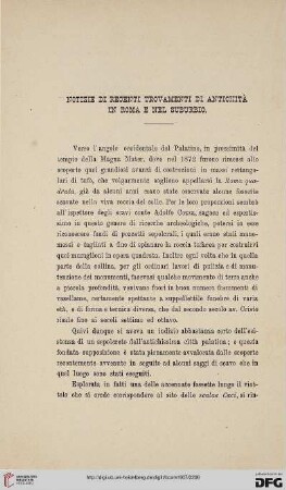 35: Notizie di recenti trovamenti di antichità in Roma e nel suburbio, [16]