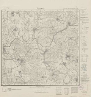 4721 (alte Nr.: 2733) Naumburg i. Hessen-Nassau, Meßtischblatt (4cm - Karte)