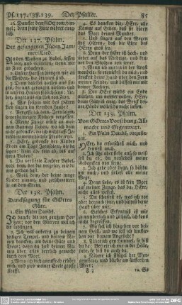 Der 138. Psalm