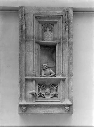 Bourges, Palais Jacques Coeur, Fenster der Ostfassade