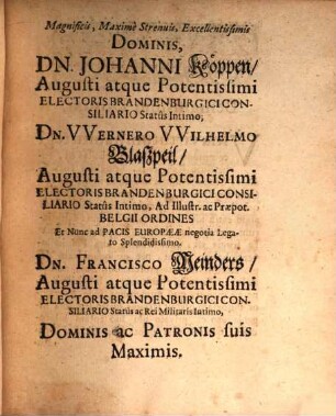Politica parallela, continuandis & illustrandis Meditationibus politicis addita, & XXIV. dissertationibus academicis