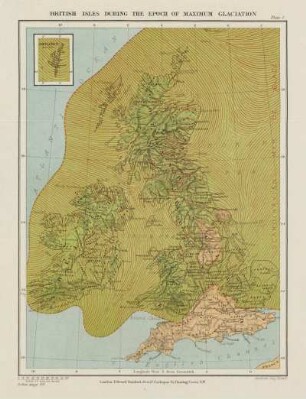 Plate I. British Isles During The Epoch Of Maximum Glaciation